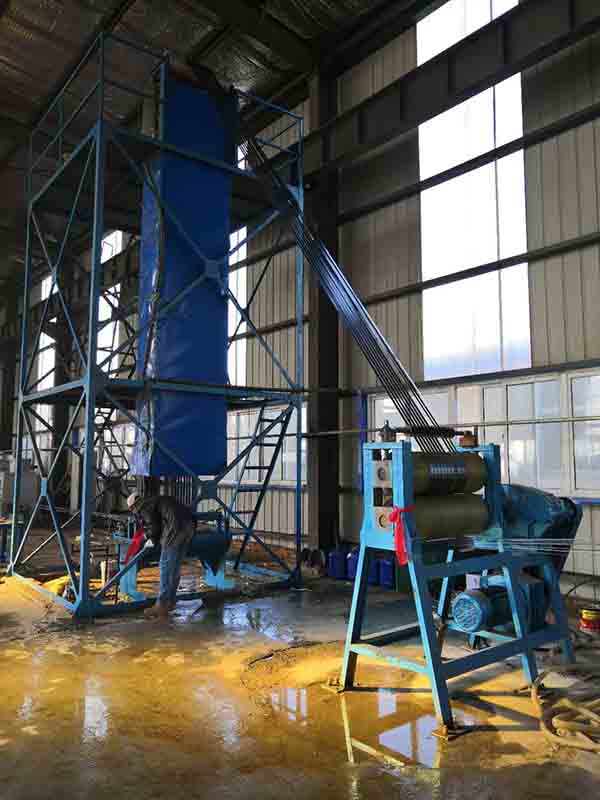 steel strapping tempering line with oscillating and waxing1000